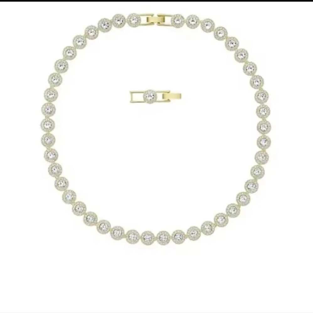 SALE❣️Gorgeous Swarovski Una Angelic Necklace Bracelet & Studs Set - Picture 5 of 12